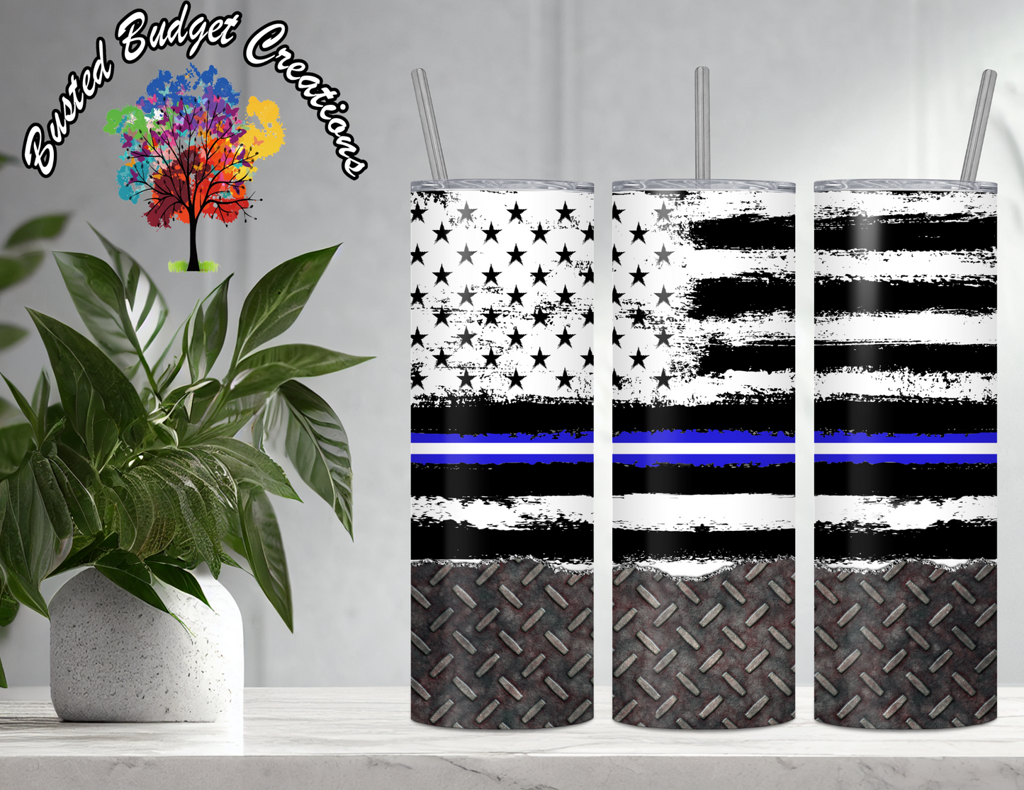 Thin Line Flag - Emergency Medical Services Tumbler