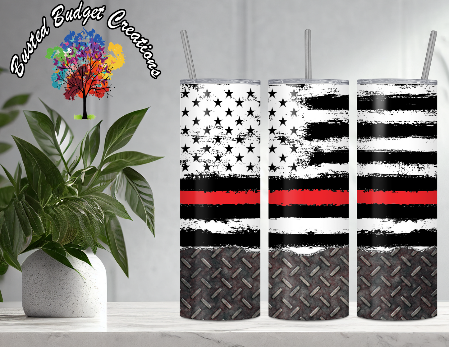 Thin Line Flag - Fire Department Tumbler