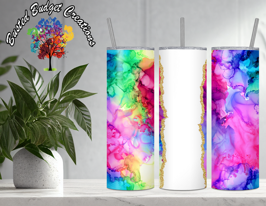 Customizable Alcohol Ink Tumbler