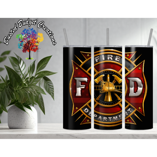 Fire Department - Maltese Cross Tumbler