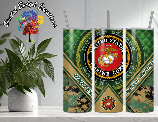 Military Series - U.S. Marine Corps. Tumbler