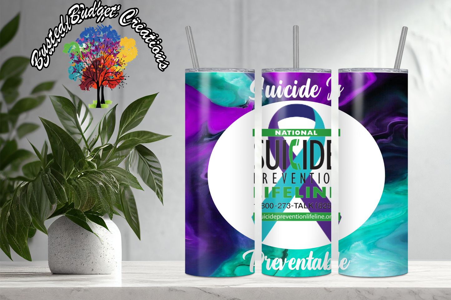 National Suicide Prevention Lifeline Tumbler