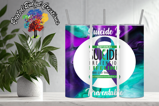 National Suicide Prevention Lifeline Tumbler