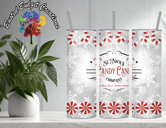 St. Nick's Candy Cane Company Tumbler