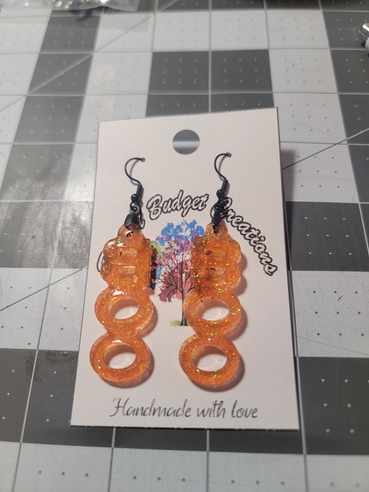 Darice Pumpkin Boo Earrings